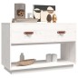 vidaXL Mueble para TV madera maciza de pino blanco 90x40x60 cm vidaXL Mueble para TV madera maciza de pino blanco 90x40x60 cm