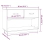 vidaXL Mueble para TV madera maciza de pino blanco 90x40x60 cm vidaXL Mueble para TV madera maciza de pino blanco 90x40x60 cm