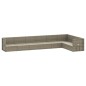 vidaXL Set de muebles de jardín 8 pzas y cojines ratán sintético gris vidaXL Set de muebles de jardín 8 pzas y cojines ratán sintético gris