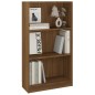 vidaXL Estantería de madera contrachapada roble marrón 60x24x109cm vidaXL Estantería de madera contrachapada roble marrón 60x24x109cm