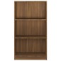 vidaXL Estantería de madera contrachapada roble marrón 60x24x109cm vidaXL Estantería de madera contrachapada roble marrón 60x24x109cm