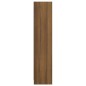 vidaXL Estantería de madera contrachapada roble marrón 60x24x109cm vidaXL Estantería de madera contrachapada roble marrón 60x24x109cm
