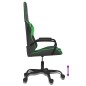 vidaXL Silla gaming cuero sintético negro y verde vidaXL Silla gaming cuero sintético negro y verde