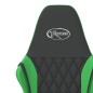 vidaXL Silla gaming cuero sintético negro y verde vidaXL Silla gaming cuero sintético negro y verde