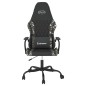 vidaXL Silla gaming cuero sintético negro y camuflaje vidaXL Silla gaming cuero sintético negro y camuflaje