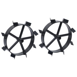 vidaXL Ruedas de metal para arado de gasolina 6,5 HP 2 uds