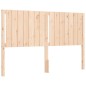 vidaXL Estructura de cama de matrimonio con cabecero madera maciza vidaXL Estructura de cama de matrimonio con cabecero madera maciza