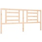vidaXL Estructura de cama de matrimonio con cabecero madera maciza