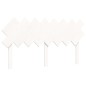 vidaXL Estructura de cama con cabecero madera maciza blanco 160x200 cm