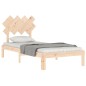 vidaXL Estructura de cama con cabecero madera maciza vidaXL Estructura de cama con cabecero madera maciza