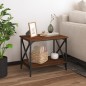 vidaXL Mesa auxiliar madera contrachapada marrón roble 55x38x45 cm vidaXL Mesa auxiliar madera contrachapada marrón roble 55x38x45 cm