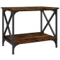 vidaXL Mesa auxiliar madera contrachapada marrón roble 55x38x45 cm vidaXL Mesa auxiliar madera contrachapada marrón roble 55x38x45 cm