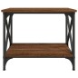 vidaXL Mesa auxiliar madera contrachapada marrón roble 55x38x45 cm vidaXL Mesa auxiliar madera contrachapada marrón roble 55x38x45 cm