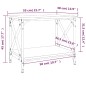 vidaXL Mesa auxiliar madera contrachapada marrón roble 55x38x45 cm vidaXL Mesa auxiliar madera contrachapada marrón roble 55x38x45 cm