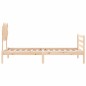 vidaXL Estructura de cama con cabecero madera maciza vidaXL Estructura de cama con cabecero madera maciza