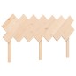 vidaXL Estructura de cama de matrimonio con cabecero madera maciza