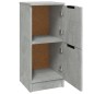 vidaXL Aparador de madera contrachapada gris hormigón 30x30x70 cm vidaXL Aparador de madera contrachapada gris hormigón 30x30x70 cm