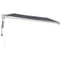 vidaXL Toldo retráctil aluminio y tela gris antracita 4x3 m vidaXL Toldo retráctil aluminio y tela gris antracita 4x3 m