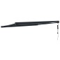 vidaXL Toldo retráctil aluminio y tela gris antracita 4x3 m vidaXL Toldo retráctil aluminio y tela gris antracita 4x3 m