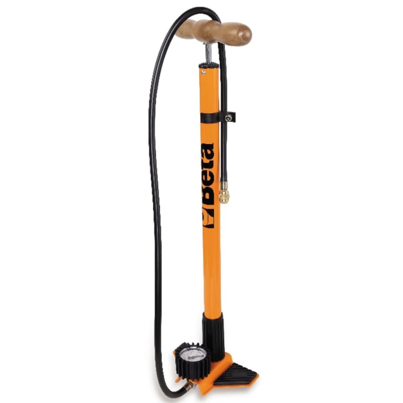 Beta Tools bomba para bicicleta 9597P naranja de acero 095970100 Beta Tools bomba para bicicleta 9597P naranja de acero 095970100