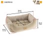 Ferplast Cama para perros y gatos Chester 50 beige Ferplast Cama para perros y gatos Chester 50 beige