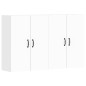 vidaXL Armarios de pared 2 uds madera de ingeniería blanco vidaXL Armarios de pared 2 uds madera de ingeniería blanco