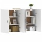 vidaXL Armarios de pared 2 uds madera de ingeniería blanco vidaXL Armarios de pared 2 uds madera de ingeniería blanco