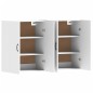 vidaXL Armarios de pared 2 uds madera de ingeniería blanco vidaXL Armarios de pared 2 uds madera de ingeniería blanco