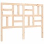 vidaXL Estructura de cama de matrimonio con cabecero madera maciza vidaXL Estructura de cama de matrimonio con cabecero madera maciza
