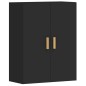 vidaXL Armarios de pared 2 uds madera de ingeniería negro vidaXL Armarios de pared 2 uds madera de ingeniería negro