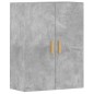 vidaXL Armarios de pared 2 uds madera de ingeniería gris hormigón