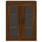 vidaXL Armarios de pared 2 uds madera de ingeniería marrón roble vidaXL Armarios de pared 2 uds madera de ingeniería marrón roble