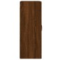 vidaXL Armarios de pared 2 uds madera de ingeniería marrón roble vidaXL Armarios de pared 2 uds madera de ingeniería marrón roble