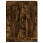 vidaXL Armarios de pared 2 uds madera de ingeniería roble ahumado vidaXL Armarios de pared 2 uds madera de ingeniería roble ahumado