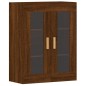 vidaXL Armarios de pared 2 uds madera de ingeniería marrón roble vidaXL Armarios de pared 2 uds madera de ingeniería marrón roble