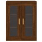 vidaXL Armarios de pared 2 uds madera de ingeniería marrón roble vidaXL Armarios de pared 2 uds madera de ingeniería marrón roble