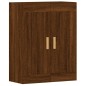 vidaXL Armarios de pared 2 uds madera de ingeniería marrón roble vidaXL Armarios de pared 2 uds madera de ingeniería marrón roble