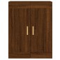 vidaXL Armarios de pared 2 uds madera de ingeniería marrón roble vidaXL Armarios de pared 2 uds madera de ingeniería marrón roble