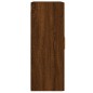 vidaXL Armarios de pared 2 uds madera de ingeniería marrón roble vidaXL Armarios de pared 2 uds madera de ingeniería marrón roble