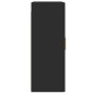 vidaXL Armarios de pared 2 uds madera de ingeniería negro vidaXL Armarios de pared 2 uds madera de ingeniería negro