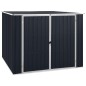 vidaXL Cobertizo de jardín acero galvanizado antracita 195x198x159 cm vidaXL Cobertizo de jardín acero galvanizado antracita 195x198x159 cm