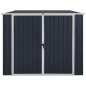 vidaXL Cobertizo de jardín acero galvanizado antracita 195x198x159 cm vidaXL Cobertizo de jardín acero galvanizado antracita 195x198x159 cm