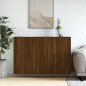 vidaXL Armarios de pared 2 uds madera de ingeniería marrón roble vidaXL Armarios de pared 2 uds madera de ingeniería marrón roble