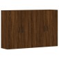 vidaXL Armarios de pared 2 uds madera de ingeniería marrón roble vidaXL Armarios de pared 2 uds madera de ingeniería marrón roble