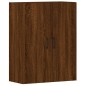 vidaXL Armarios de pared 2 uds madera de ingeniería marrón roble vidaXL Armarios de pared 2 uds madera de ingeniería marrón roble