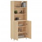 vidaXL Aparador alto madera contrachapada color roble 69,5x34x180 cm vidaXL Aparador alto madera contrachapada color roble 69,5x34x180 cm