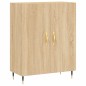 vidaXL Aparador alto madera contrachapada color roble 69,5x34x180 cm vidaXL Aparador alto madera contrachapada color roble 69,5x34x180 cm