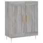 vidaXL Aparador alto madera contrachapada gris sonoma 69,5x34x180 cm vidaXL Aparador alto madera contrachapada gris sonoma 69,5x34x180 cm