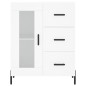 vidaXL Aparador alto madera contrachapada blanco 69,5x34x180 cm vidaXL Aparador alto madera contrachapada blanco 69,5x34x180 cm