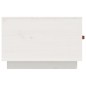 vidaXL Mesa de centro de madera maciza de pino blanco 60x53x35 cm vidaXL Mesa de centro de madera maciza de pino blanco 60x53x35 cm